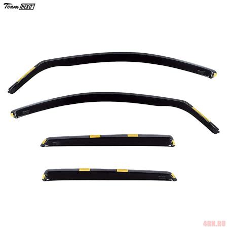 Дефлекторы окон Heko для Fiat Punto хэтчбек 5дв. (2005-2010) № 15162