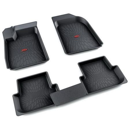 Коврики салона Агатэк резина для Chevrolet Aveo седан (2012-2015) № A.003.110.H