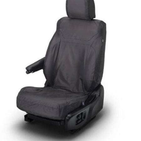 Чехлы на передние сиденья водонепроницаемые (оригинальные), цвет Ebony Black для Land Rover Discovery 5 (2017-2025) № VPLRS0335PVJ