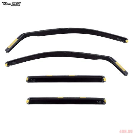 Дефлекторы боковых окон Heko для Fiat Stilo (2001-2006) № 15132