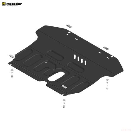 Защита двигателя и КПП для Changan Alsvin (2023-2025) № 77205