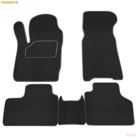 Коврики салона Rezkon текстильные для Chevrolet Niva (2123) (2002-2009) № 2039040100