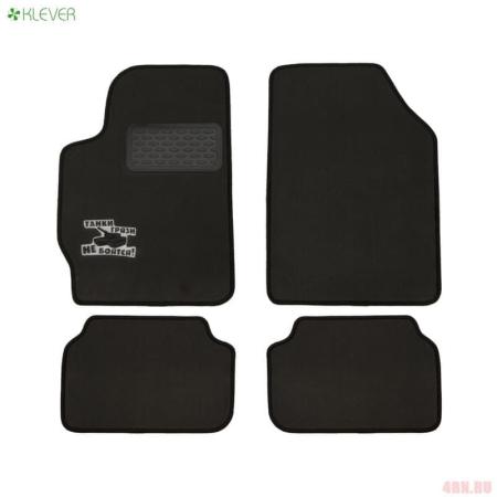 Коврики салона Klever текстильные универсальные "Танки" (2018-2025) № KLEVER00.02.004h