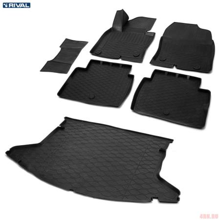 Комплект ковриков салона и багажника для Mazda CX-5 (2017-2025) № K13803004-5