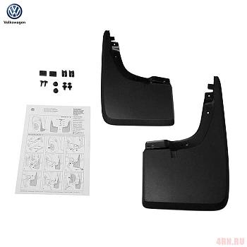 Брызговики передние оригинальные для Volkswagen Amarok (2010-2021) автомобилей с расширителями колёсных ар. № 2H0075111E