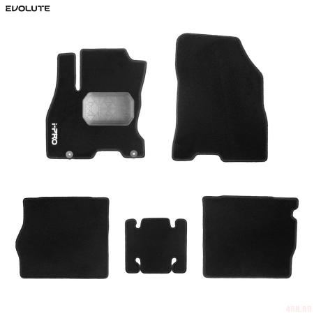 Коврики салона текстильные Econom оригинальные для Evolute i-Pro (2022-2025) (с логотипом) № E70NP003CM