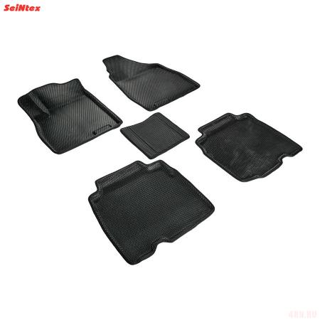 Коврики салона Eva 3D "сота" для Jetour X90 Plus (2021-2025) № 99191