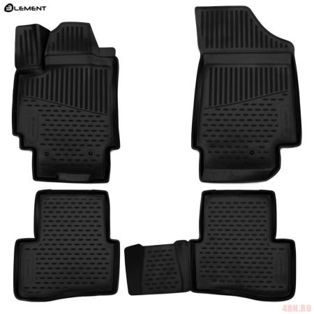 Коврики салона 3D для Hyundai Creta (2016-2020) № ELEMENT3DA14196210