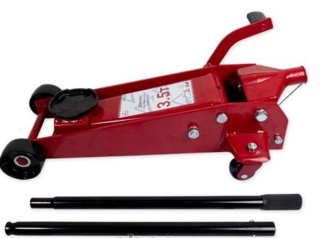 Домкрат гидравлический подкатной 3,5т 145-500мм с педалью ARNEZI R7101132