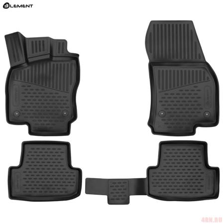 Коврики 3D салона для Volkswagen Taos (2021-2025) № ELEMENT3DA66922210k