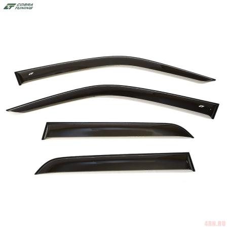 Дефлекторы окон для Ford Maverick (2000-2007) широкие № FE31200