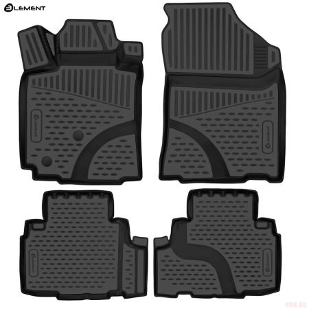 Коврики салона формованные TPE Standard для Changan CS75 (2018-2025) № ELEMENT3DA66576210k