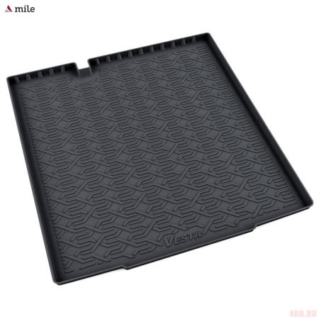 Коврик багажника для Lada (ВАЗ) Vesta Cross универсал (2017-2025) для комплектаций без фальш-пола № 2030521
