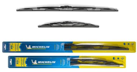 Щетки стеклоочистителя Michelin каркасные для Toyota Yaris седан, хетчбек (2005-2010) № K13924-14