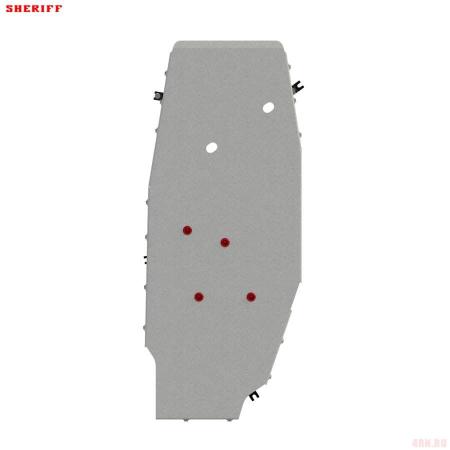 Защита топливного бака для Geely Atlas (2018-2021) № 28.4302