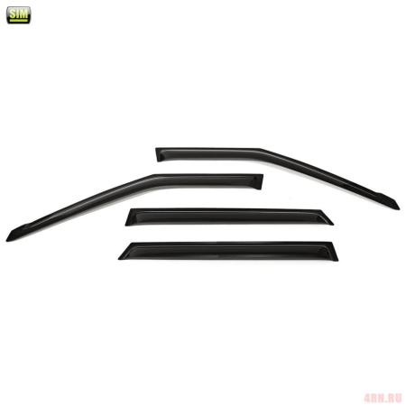 Дефлекторы боковых окон для Kia Seltos (2020-2025) № SKISEL1932