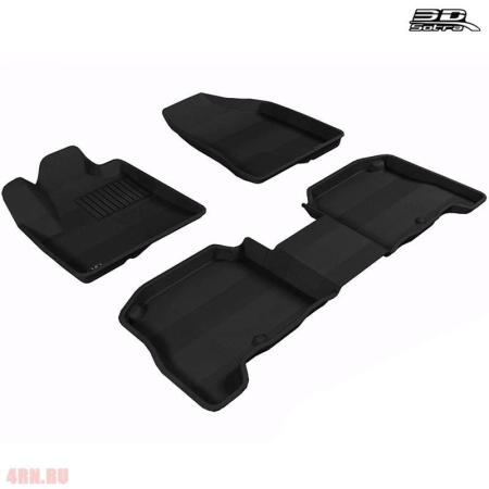 Коврики салона Sotra Liner 3D Lux для Hyundai Santa Fe (2006-2010) № STR74-00169