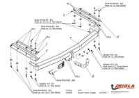 Фаркоп Imiola для Chrysler Grand Voyager (вкл. STOWn GO) (2008-2016) № CH.025