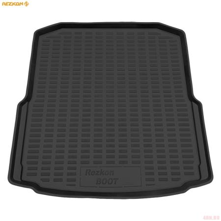 Коврик в багажник Rezkon для Skoda Octavia A7 (2017-2020) без карманов № 5530010400