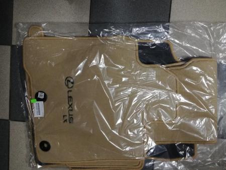 Коврики салона оригинальные для Lexus LX570 5 мест (2015-2021) бежевые № PZ49C-Q2353-DN