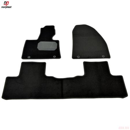 Коврики салона текстильные для Lynk & Co 09 EM-P (2021-2025) (1, 2 ряд) № NPA01-VTe515-480