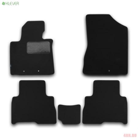 Коврики салона Klever текстильные Premium для Kia Sorento АКПП (2012-2015) № KVR03254722110kh