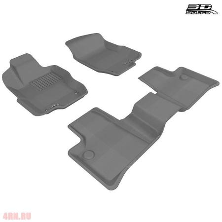 Коврики салона Sotra Liner 3D Lux серые для Mercedes M-Class (ML) (W164) (2005-2011) № ST 74-00265