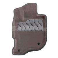 Изображение коврики салона 3d текстильные для mitsubishi pajero sport (2008-2016) бежевые № 84735