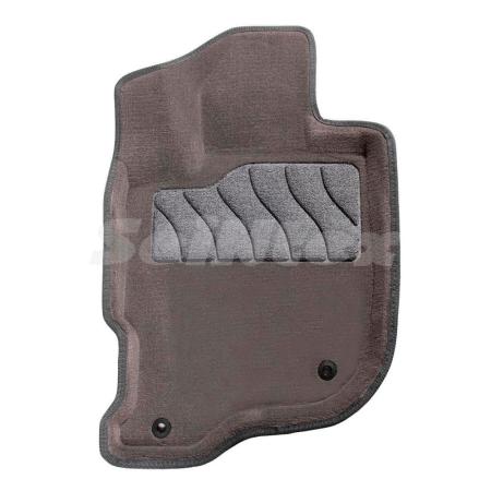 Коврики салона 3D текстильные для Mitsubishi Pajero Sport (2008-2016) бежевые № 84735