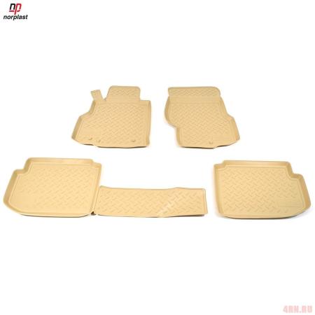 Коврики салона Norplast бежевые для Infiniti M35 (2005-2010) № NPL-Po-33-70-B