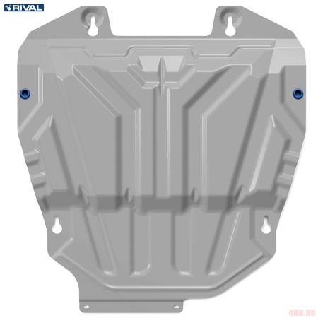 Защита двигателя и КПП для Toyota RAV4 (2019-2025) 2 части № 333.9534.1