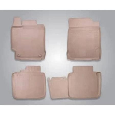 Коврики салона оригинальные для Toyota Camry (2017-2024) бежевые № PW210-06002-E0