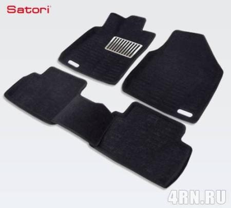 Коврики салона Satori Liner 3D Basic текстильные для Nissan Qashqai (2007-2014) № SI 05-00040