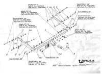 Фаркоп Imiola для Renault Clio универсал (2008-2013) твердое крепление № R.047