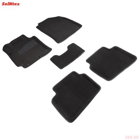 Коврики салона 3D текстильные для Hyundai Solaris (2017-2022) № 88511