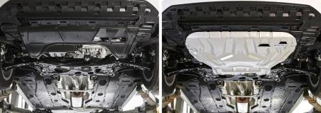 Защита двигателя и КПП для Skoda Octavia (2013-2020) № 333.5111.1