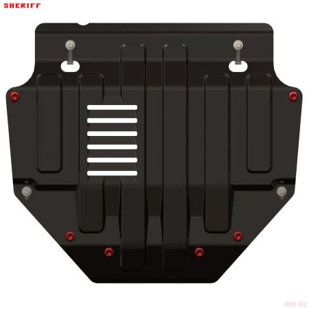 Защита двигателя и КПП для Kia Rio (2005-2010) № 11.1768