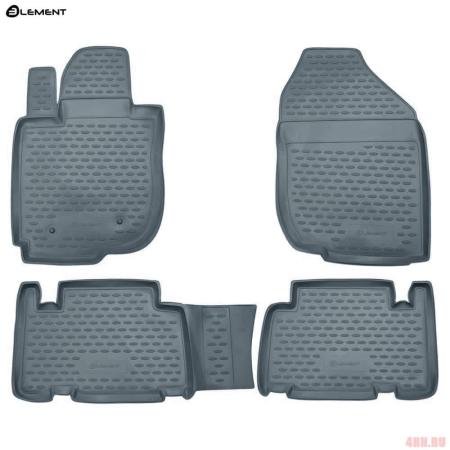 Коврики салона Element для Toyota RAV4 (2006-2010) серые № NLC.48.09.211
