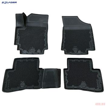 Коврики 3D салона для "Premium" ромб для Hyundai Creta (2016-2020) № EVS0605