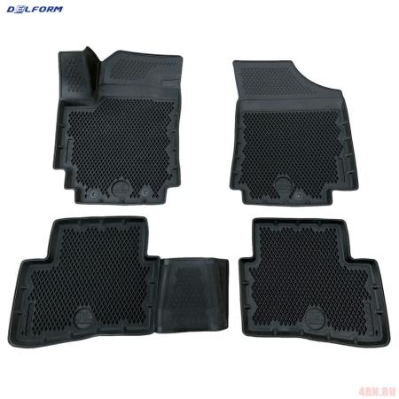 Коврики 3D салона для "Premium" ромб для Hyundai Creta (2016-2020) № EVS0605