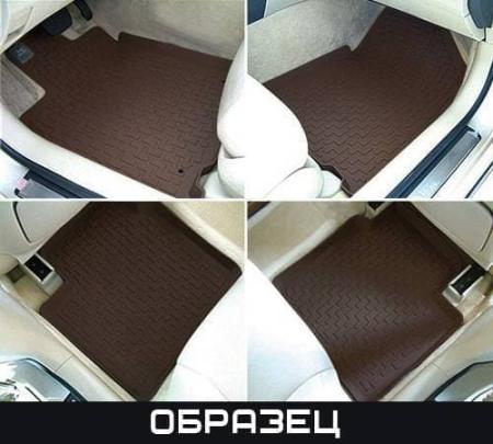 Коврики салона Stardiamond коричневые для BMW 7-Серия E66 седан Long (2001-2008) № STR69-00022