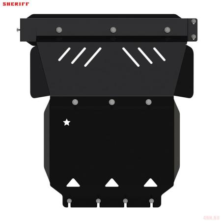 Защита картера и радиатора для Volkswagen Amarok (2010-2015) № 26.1946