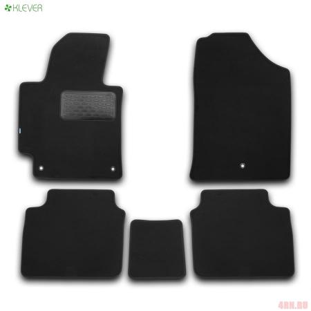 Коврики салона Klever текстильные Premium для Hyundai Elantra седан (2014-2016) № KVR03205622110kh