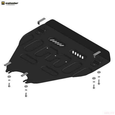 Защита картера и КПП для Honda UR-V (2017-2021) 4WD № 70804