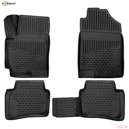 Коврики в салон 3D Format для Kia Rio (2017-2023) № FORMAT.3D2563210