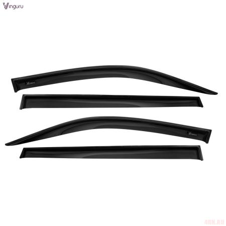 Дефлекторы окон Vinguru для Geely Atlas (2017-2021) № AFV88317