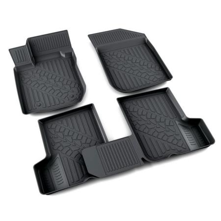 Коврики салона Агатэк 3D резиновые для Renault Sandero (2014-2022) № A.005.095.PL