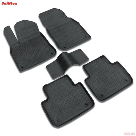 Коврики салона c высоким бортом для Volkswagen Touareg (2018-2025) № 89901