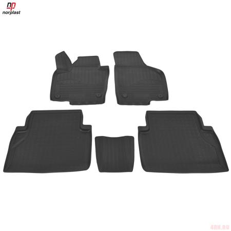 Коврики салона 3D для Volkswagen Sharan (2010-2022) (5 мест) № NPA11-C95-544-1