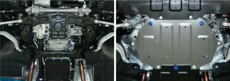 Защита двигателя для Genesis G80 4WD (2017-2025) 2-я часть № 333.2354.1